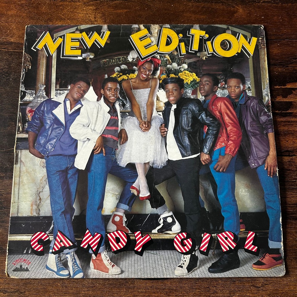 New Edition Candy Girl Vinyl LP 1983 Streetwise SWRL 3301 Bobby Brown Debut R&B
